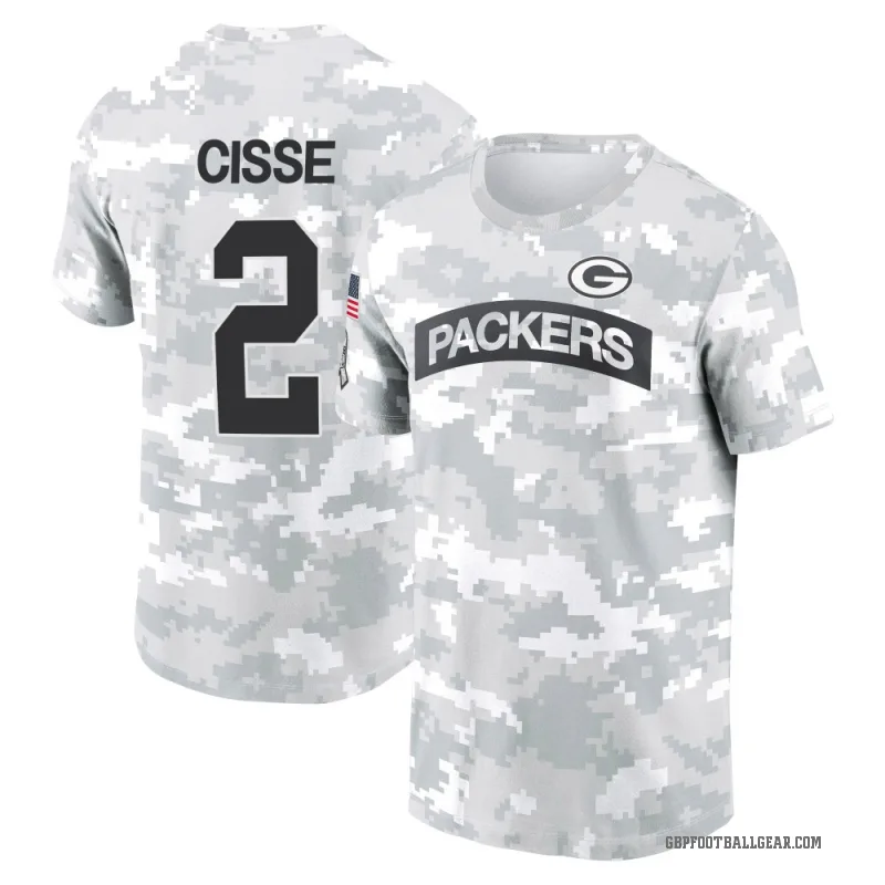 Brandon Cisse Men's Camo Green Bay Packers Arctic 2024 Salute to Service Performance T-Shirt