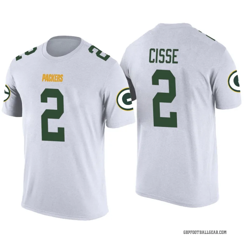 Brandon Cisse Men's White Green Bay Packers Color Rush T-Shirt