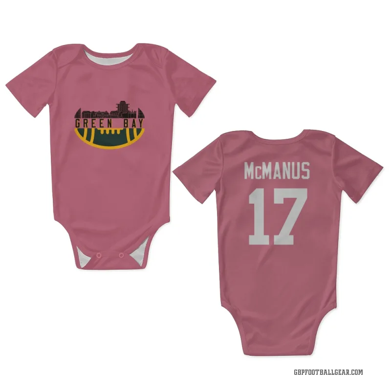 Brandon McManus  Pink Green Bay Packers  Newborn & Infant Bodysuit