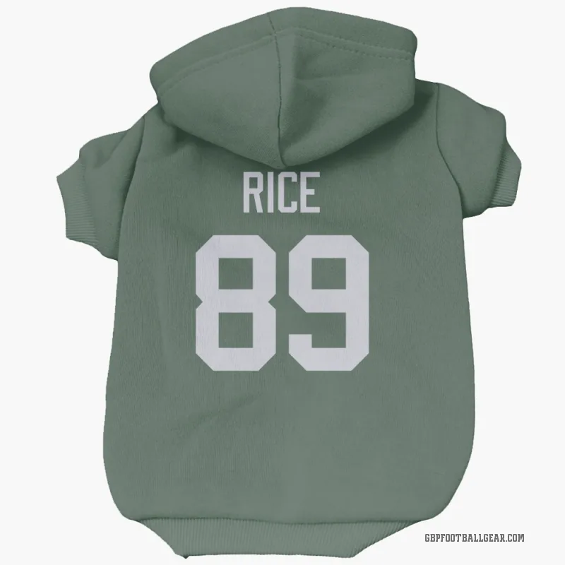 Brenden Rice  Green Green Bay Packers  Cat & Dog Pet Hoodie