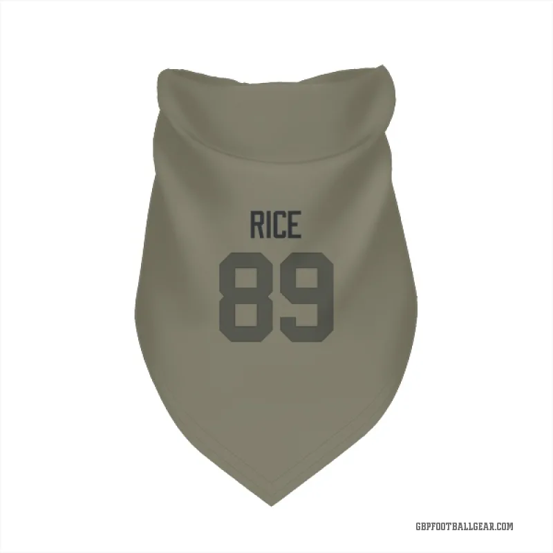Brenden Rice  Olive Green Bay Packers  Cat & Dog Pet Bandana