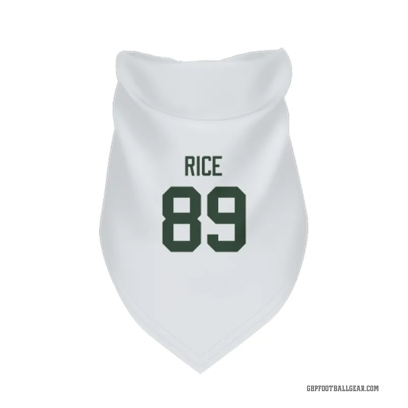 Brenden Rice  White Green Bay Packers  Cat & Dog Pet Bandana