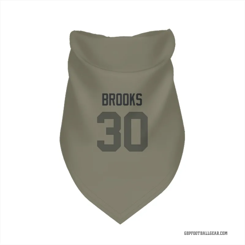 Chris Brooks  Olive Green Bay Packers  Cat & Dog Pet Bandana