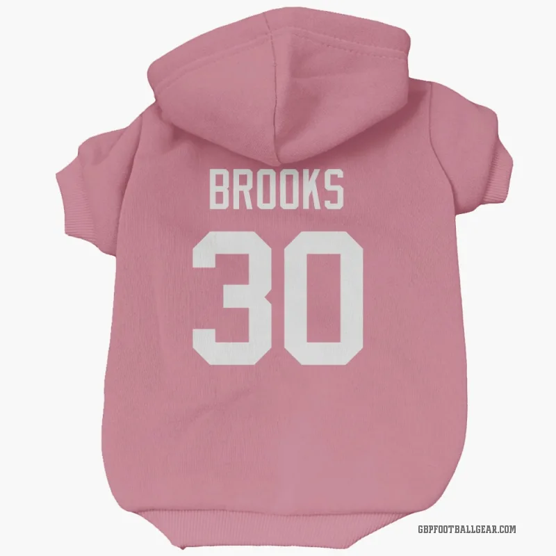 Chris Brooks  Pink Green Bay Packers  Cat & Dog Pet Hoodie