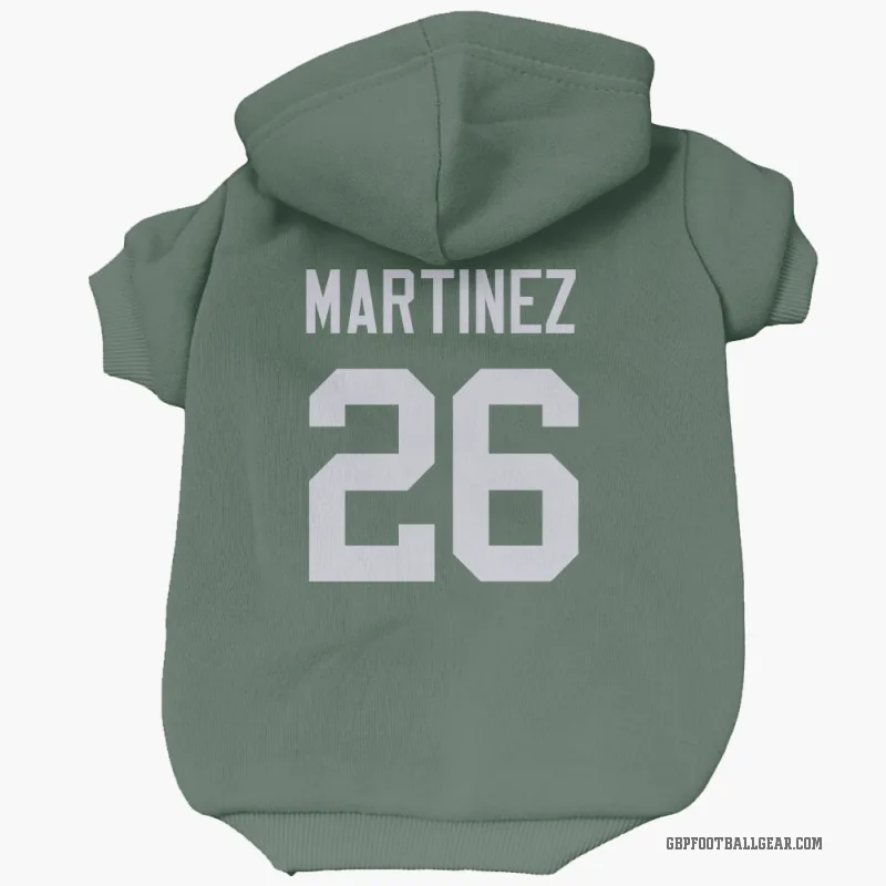 Damien Martinez  Green Green Bay Packers  Cat & Dog Pet Hoodie