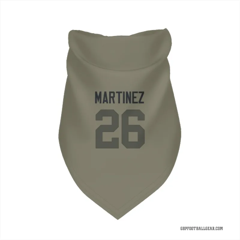 Damien Martinez  Olive Green Bay Packers  Cat & Dog Pet Bandana