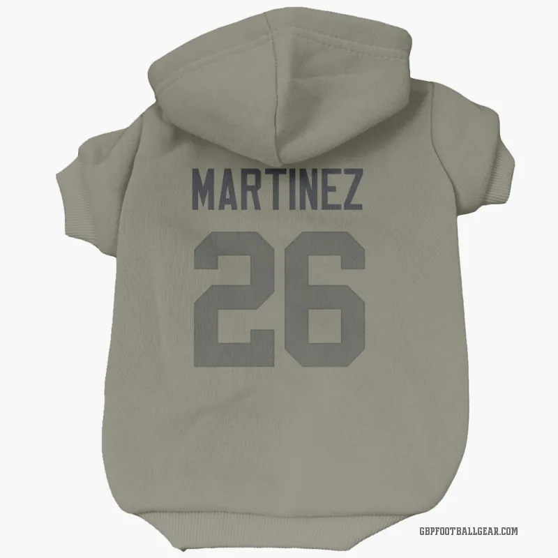 Damien Martinez  Olive Green Bay Packers  Cat & Dog Pet Hoodie