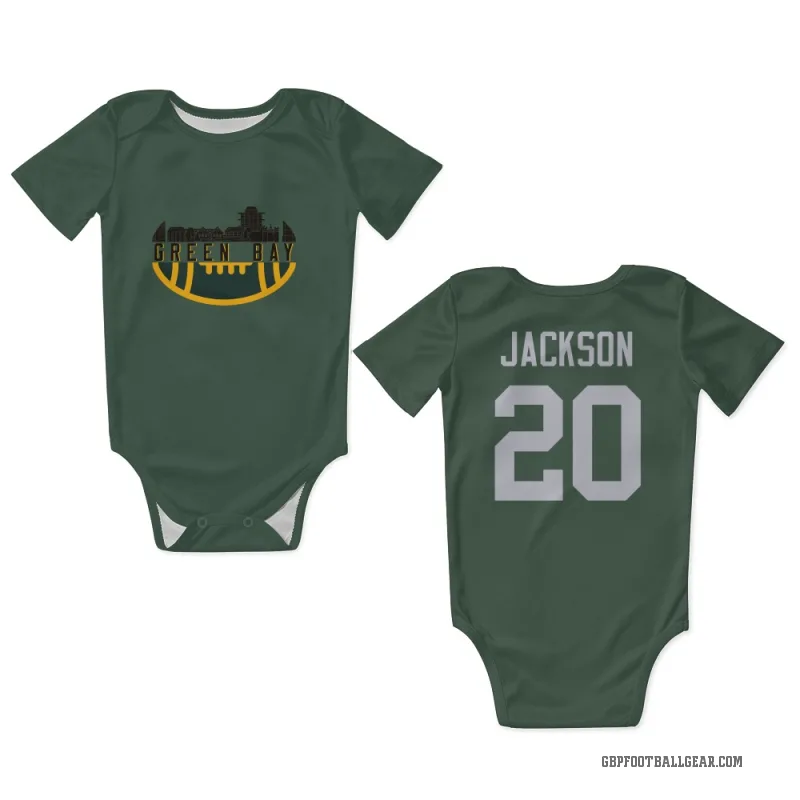 Domani Jackson  Green Green Bay Packers  Newborn & Infant Bodysuit