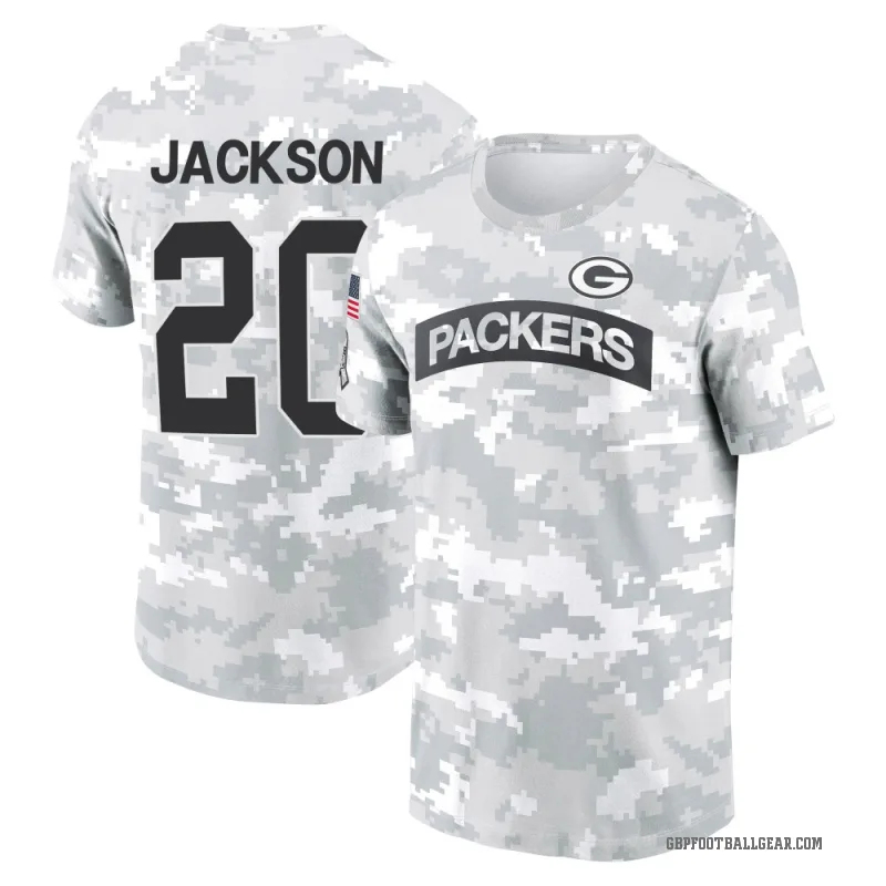 Domani Jackson Men's Camo Green Bay Packers Arctic 2024 Salute to Service Performance T-Shirt