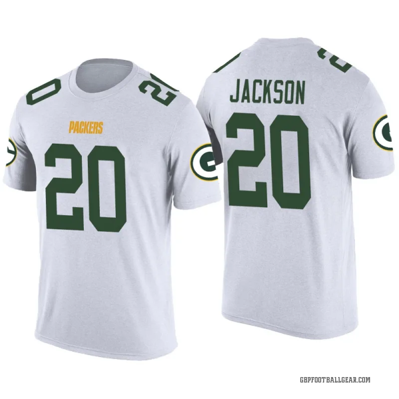 Domani Jackson Youth White Green Bay Packers Color Rush T-Shirt