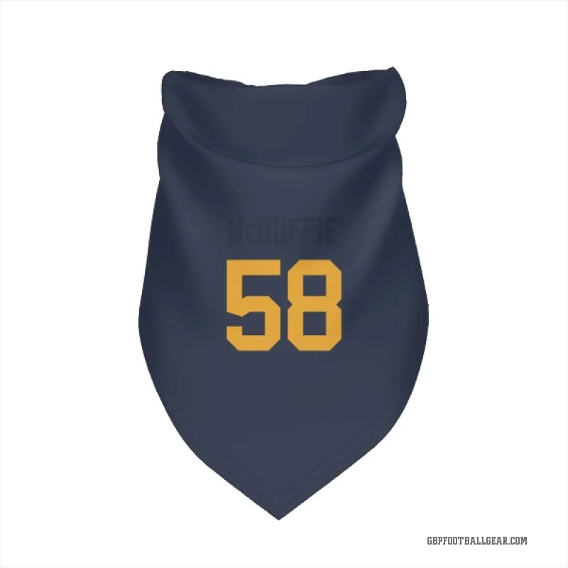 Isaiah McDuffie  Navy Green Bay Packers  Cat & Dog Pet Bandana