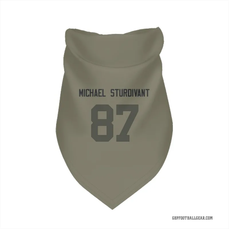 J. Michael Sturdivant  Olive Green Bay Packers  Cat & Dog Pet Bandana