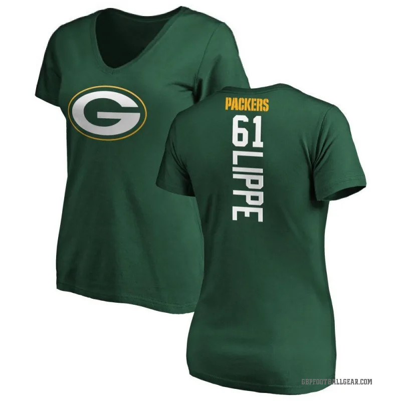 J.J. Lippe Women's Green Green Bay Packers Backer Slim Fit T-Shirt -