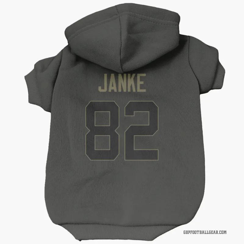 Jadon Janke  Black Green Bay Packers  Service Cat & Dog Pet Hoodie