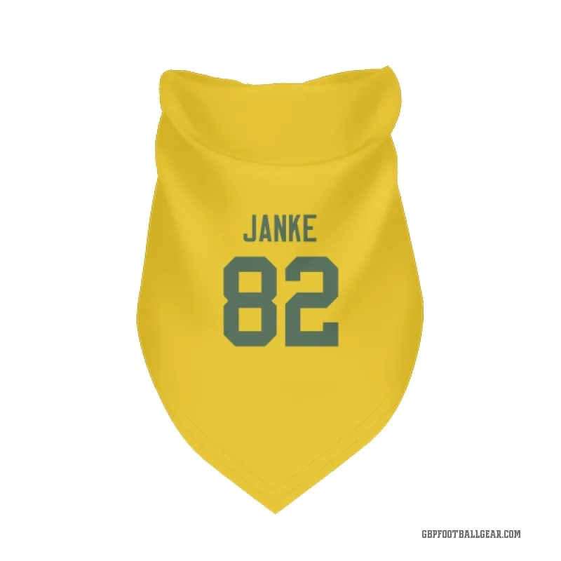 Jadon Janke  Gold Green Bay Packers  Cat & Dog Pet Bandana