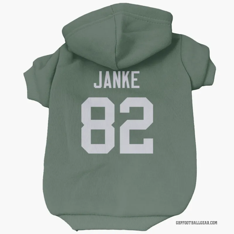 Jadon Janke  Green Green Bay Packers  Cat & Dog Pet Hoodie