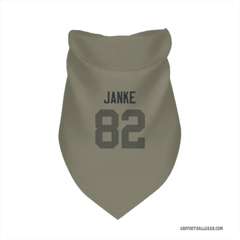 Jadon Janke  Olive Green Bay Packers  Cat & Dog Pet Bandana