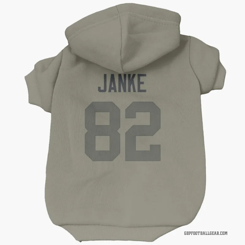 Jadon Janke  Olive Green Bay Packers  Cat & Dog Pet Hoodie