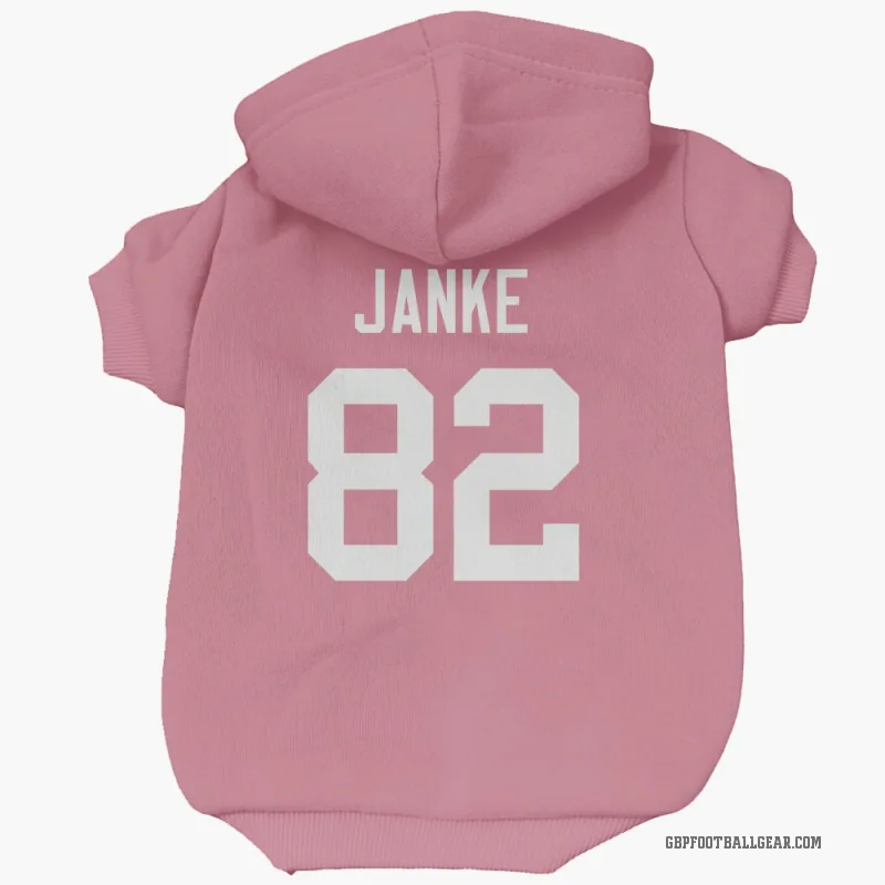 Jadon Janke  Pink Green Bay Packers  Cat & Dog Pet Hoodie