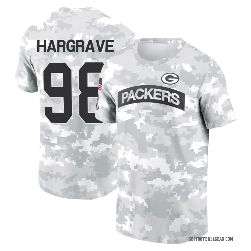 Javon Hargrave Men's Camo Green Bay Packers Arctic 2024 Salute to Service Performance T-Shirt