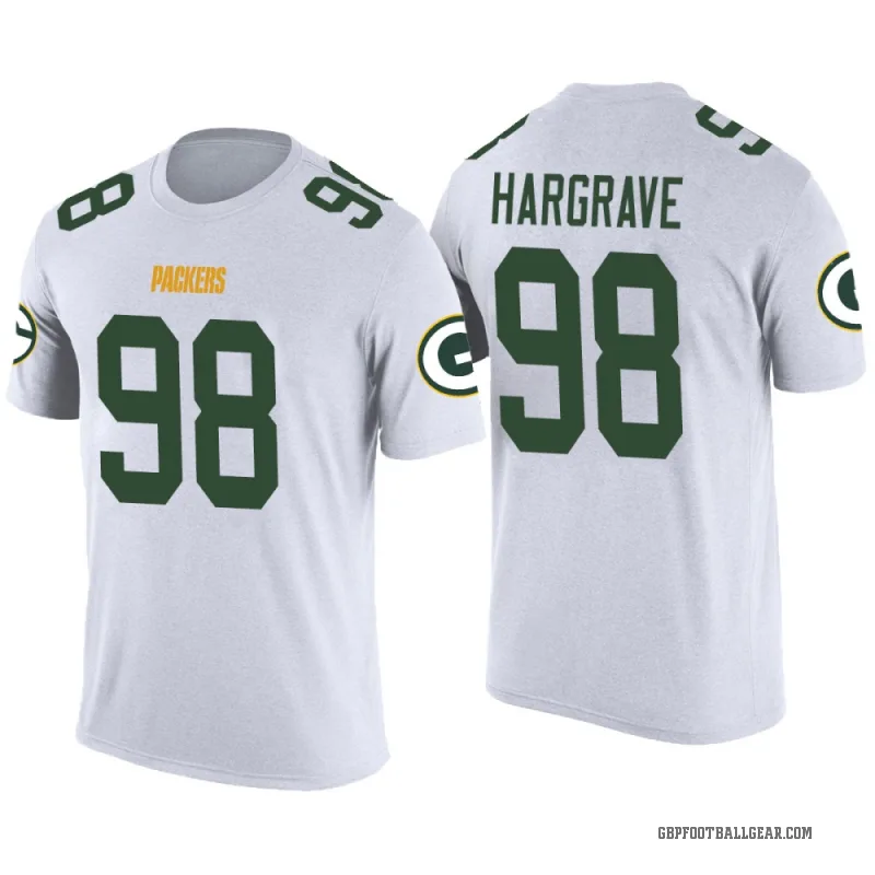 Javon Hargrave Men's White Green Bay Packers Color Rush T-Shirt