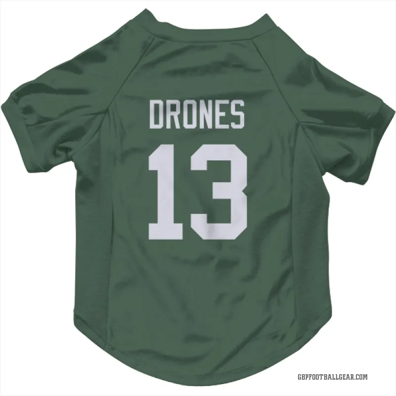 Kyron Drones  Green Green Bay Packers  Cat & Dog Pet Jersey