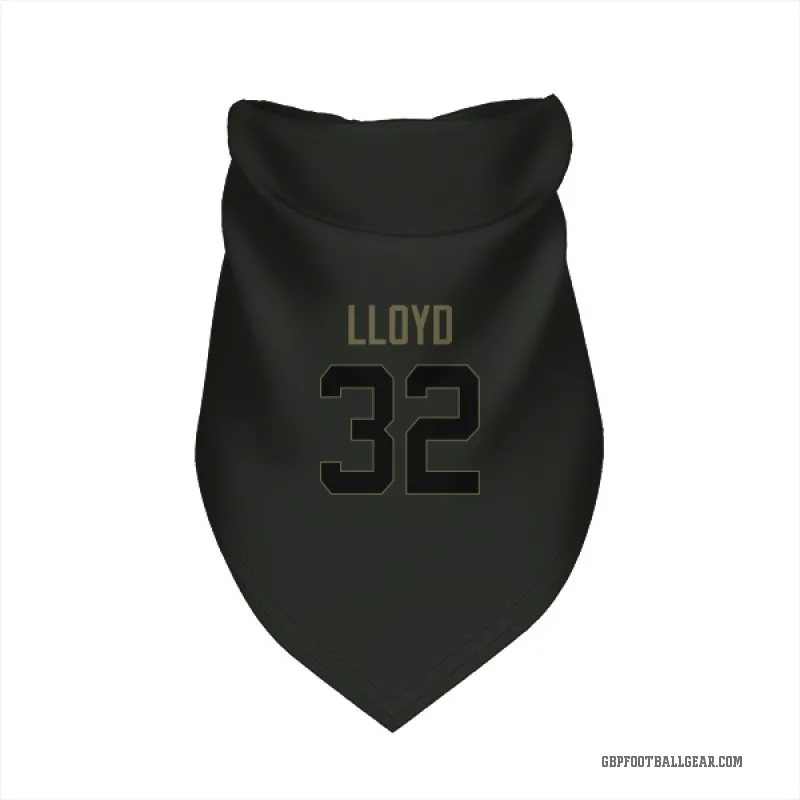MarShawn Lloyd  Black Green Bay Packers  Service Cat & Dog Pet Bandana