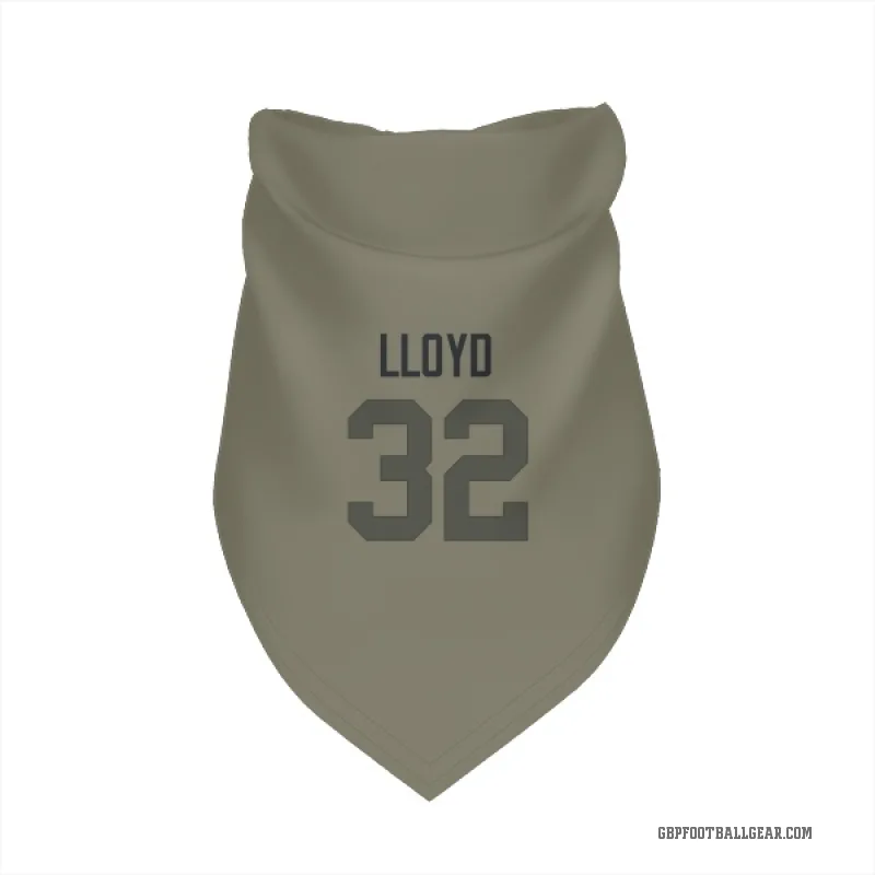 MarShawn Lloyd  Olive Green Bay Packers  Cat & Dog Pet Bandana