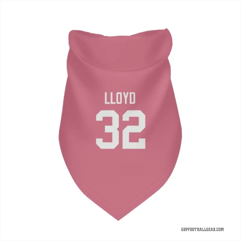 MarShawn Lloyd  Pink Green Bay Packers  Cat & Dog Pet Bandana