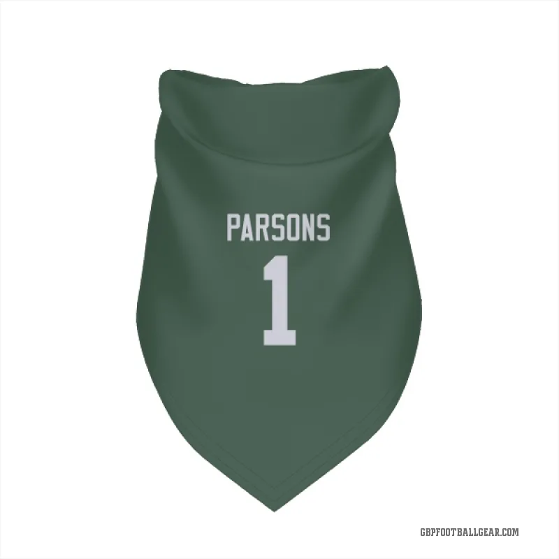 Micah Parsons  Green Green Bay Packers  Cat & Dog Pet Bandana