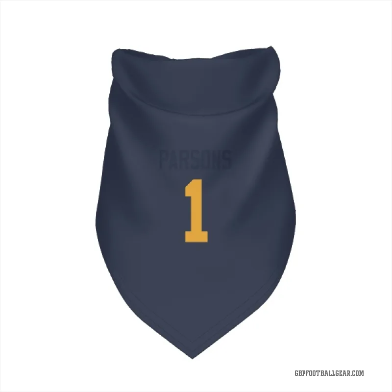 Micah Parsons  Navy Green Bay Packers  Cat & Dog Pet Bandana