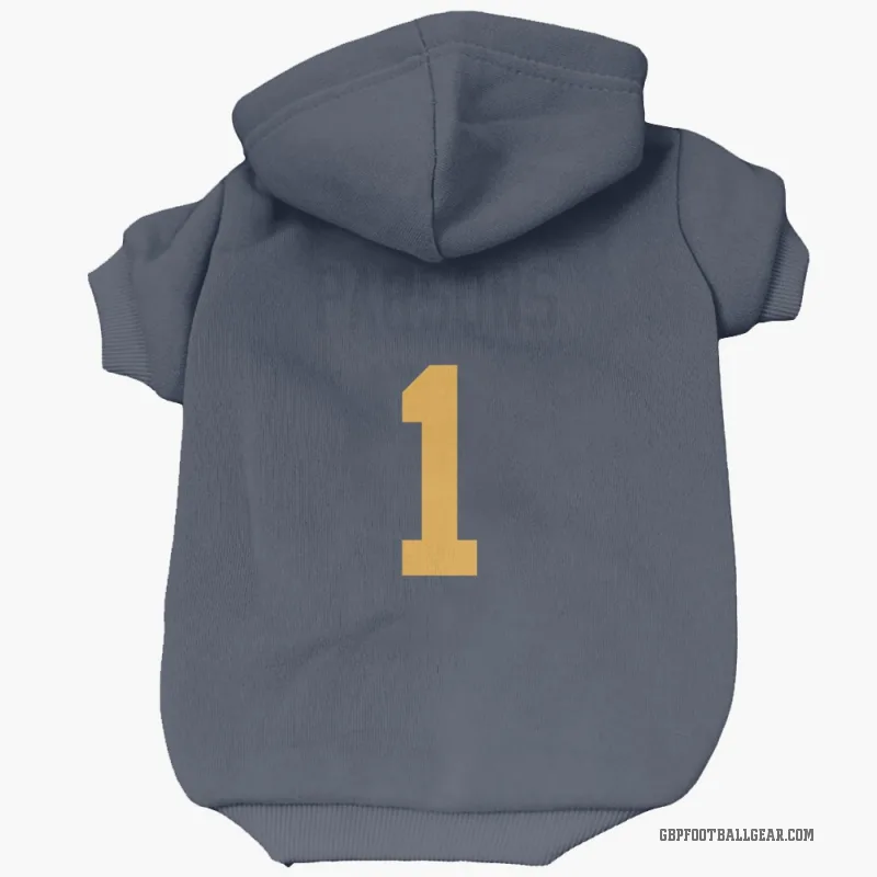 Micah Parsons  Navy Green Bay Packers  Cat & Dog Pet Hoodie