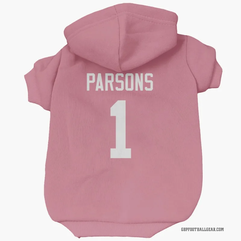 Micah Parsons  Pink Green Bay Packers  Cat & Dog Pet Hoodie