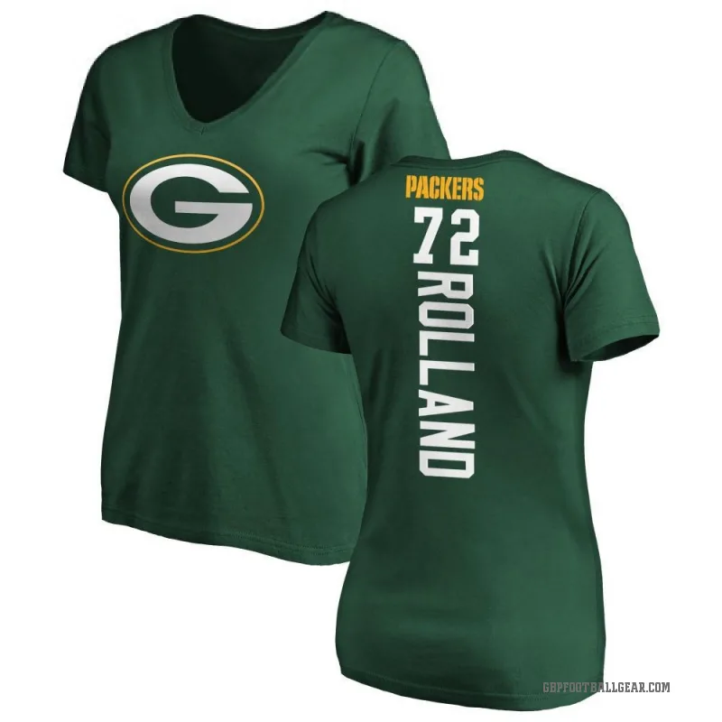 Spencer Rolland Women's Green Green Bay Packers Backer Slim Fit T-Shirt -