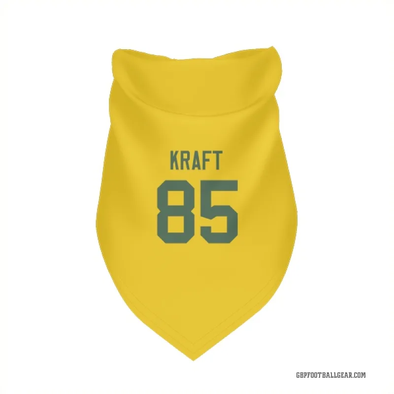Tucker Kraft  Gold Green Bay Packers  Cat & Dog Pet Bandana