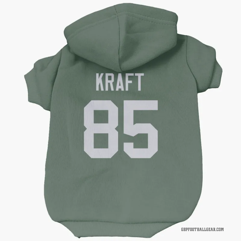 Tucker Kraft  Green Green Bay Packers  Cat & Dog Pet Hoodie