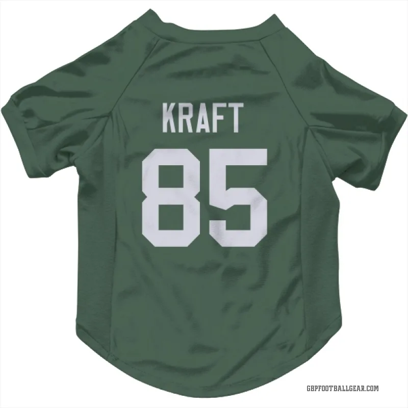 Tucker Kraft  Green Green Bay Packers  Cat & Dog Pet Jersey