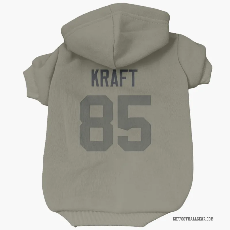 Tucker Kraft  Olive Green Bay Packers  Cat & Dog Pet Hoodie