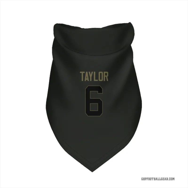 Tyrod Taylor Black Green Bay Packers Service Cat & Dog Pet Bandana