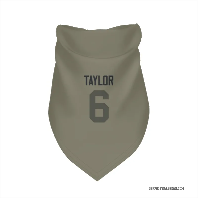 Tyrod Taylor  Olive Green Bay Packers  Cat & Dog Pet Bandana