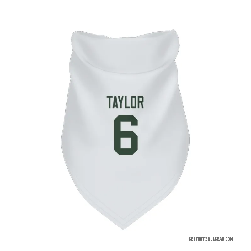 Tyrod Taylor  White Green Bay Packers  Cat & Dog Pet Bandana