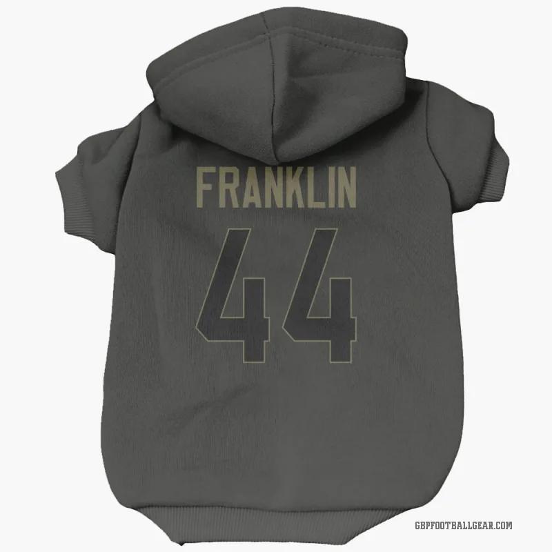 Zaire Franklin  Black Green Bay Packers  Service Cat & Dog Pet Hoodie
