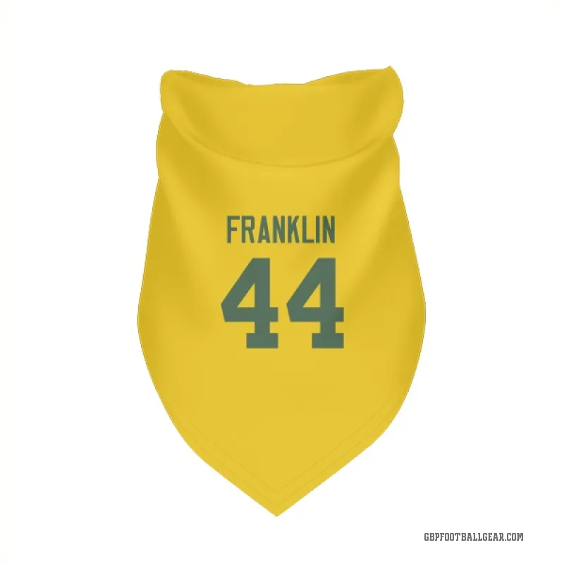 Zaire Franklin  Gold Green Bay Packers  Cat & Dog Pet Bandana