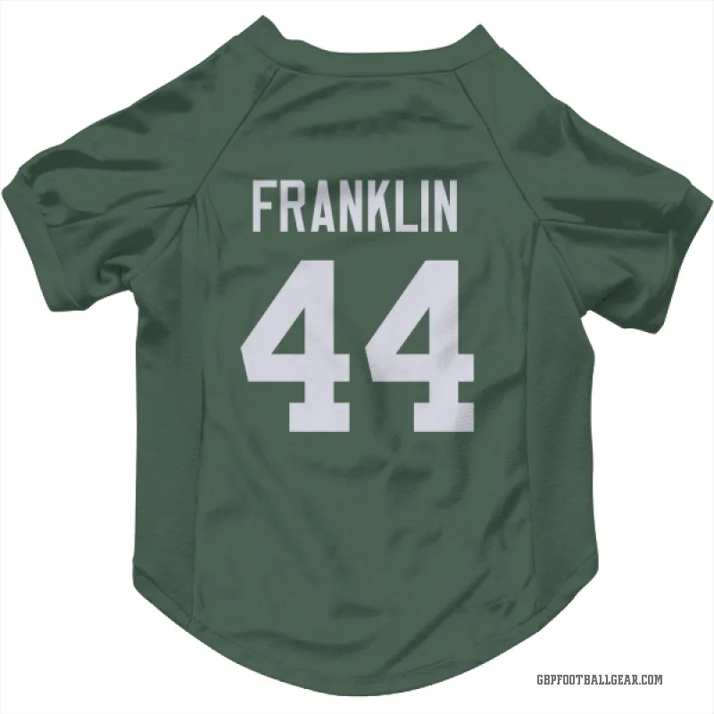 Zaire Franklin  Green Green Bay Packers  Cat & Dog Pet Jersey