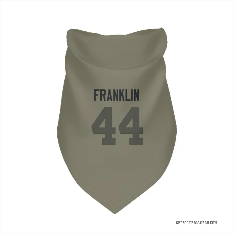 Zaire Franklin  Olive Green Bay Packers  Cat & Dog Pet Bandana